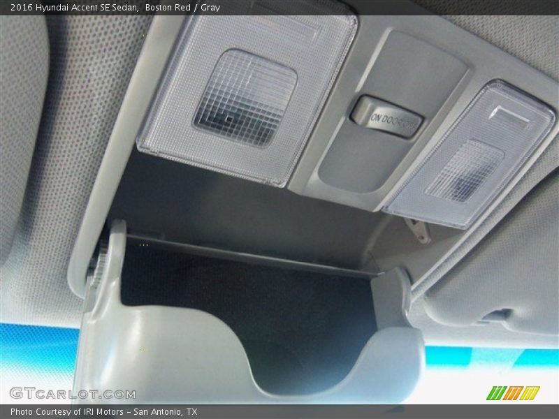 Boston Red / Gray 2016 Hyundai Accent SE Sedan