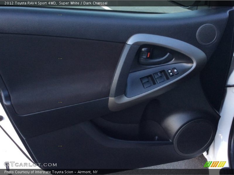 Super White / Dark Charcoal 2012 Toyota RAV4 Sport 4WD