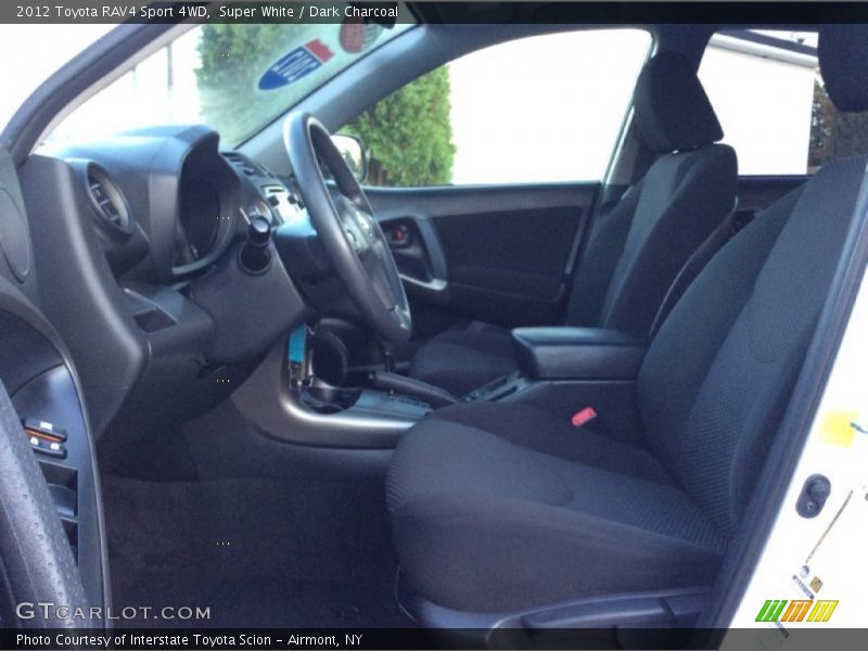 Super White / Dark Charcoal 2012 Toyota RAV4 Sport 4WD