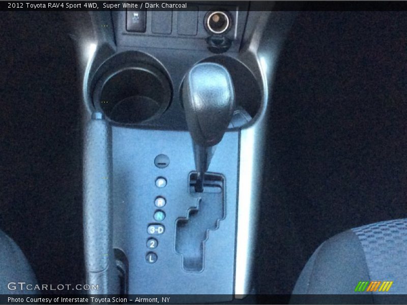 Super White / Dark Charcoal 2012 Toyota RAV4 Sport 4WD