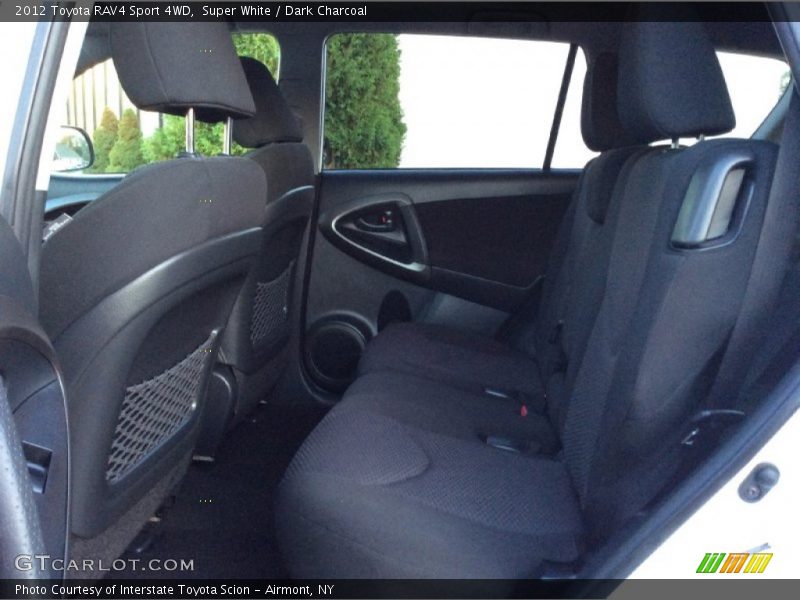 Super White / Dark Charcoal 2012 Toyota RAV4 Sport 4WD