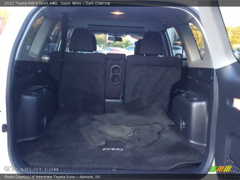 Super White / Dark Charcoal 2012 Toyota RAV4 Sport 4WD