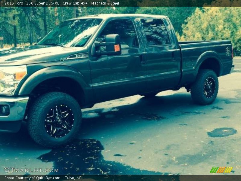 Magnetic / Steel 2015 Ford F250 Super Duty XLT Crew Cab 4x4