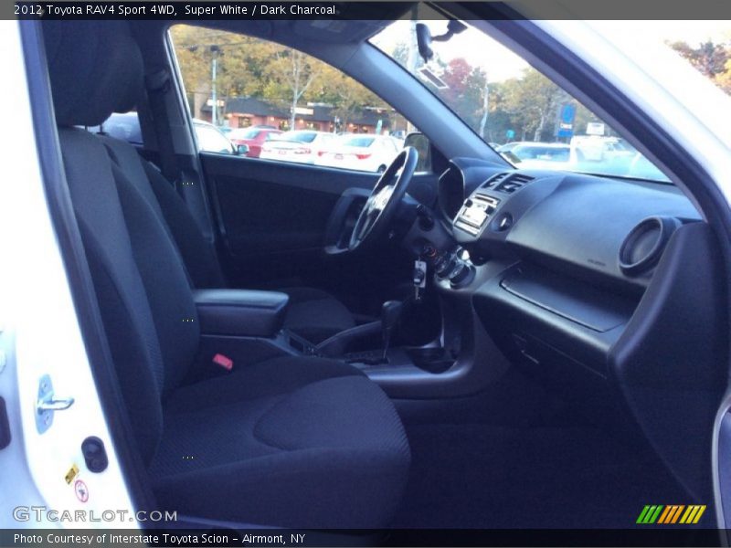 Super White / Dark Charcoal 2012 Toyota RAV4 Sport 4WD