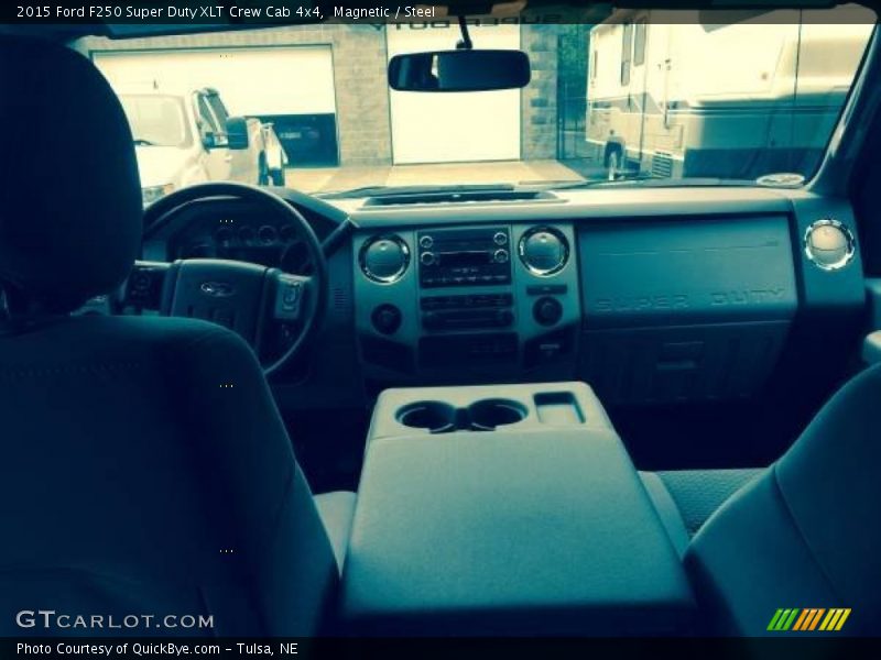 Magnetic / Steel 2015 Ford F250 Super Duty XLT Crew Cab 4x4