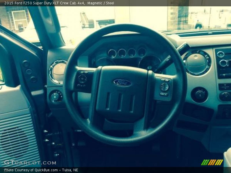 Magnetic / Steel 2015 Ford F250 Super Duty XLT Crew Cab 4x4