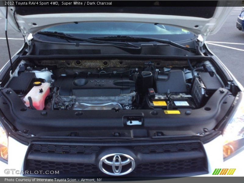 Super White / Dark Charcoal 2012 Toyota RAV4 Sport 4WD