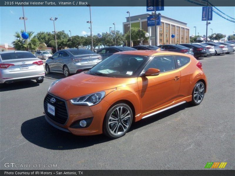 Vitamin C / Black 2016 Hyundai Veloster Turbo