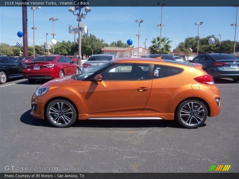 Vitamin C / Black 2016 Hyundai Veloster Turbo