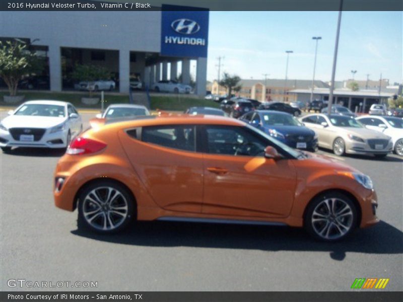 Vitamin C / Black 2016 Hyundai Veloster Turbo