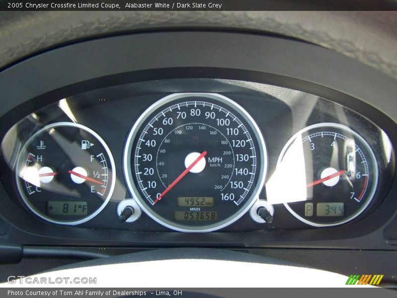Alabaster White / Dark Slate Grey 2005 Chrysler Crossfire Limited Coupe