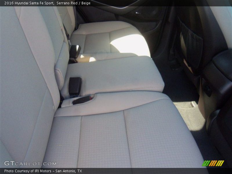Serrano Red / Beige 2016 Hyundai Santa Fe Sport