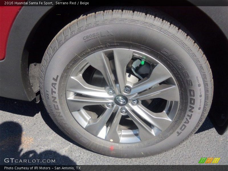 Serrano Red / Beige 2016 Hyundai Santa Fe Sport