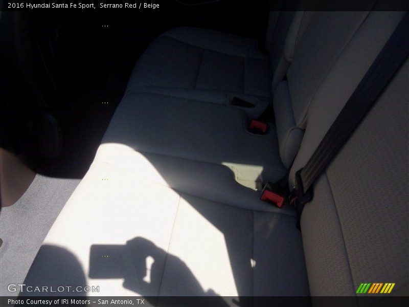 Serrano Red / Beige 2016 Hyundai Santa Fe Sport