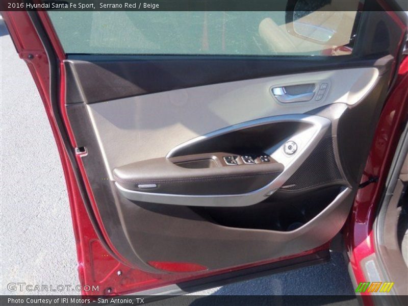 Serrano Red / Beige 2016 Hyundai Santa Fe Sport