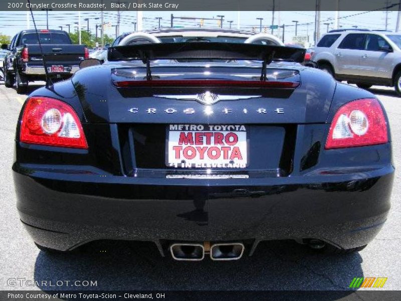Black / Dark Slate Gray 2007 Chrysler Crossfire Roadster