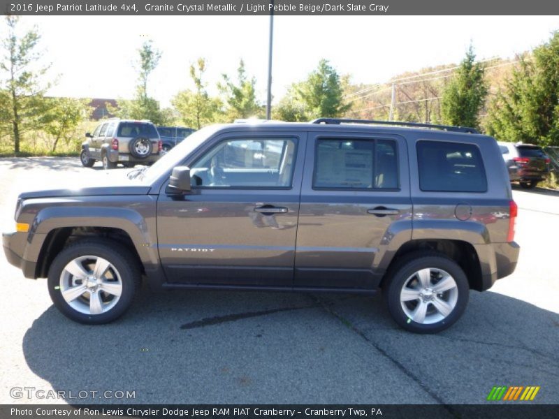 Granite Crystal Metallic / Light Pebble Beige/Dark Slate Gray 2016 Jeep Patriot Latitude 4x4