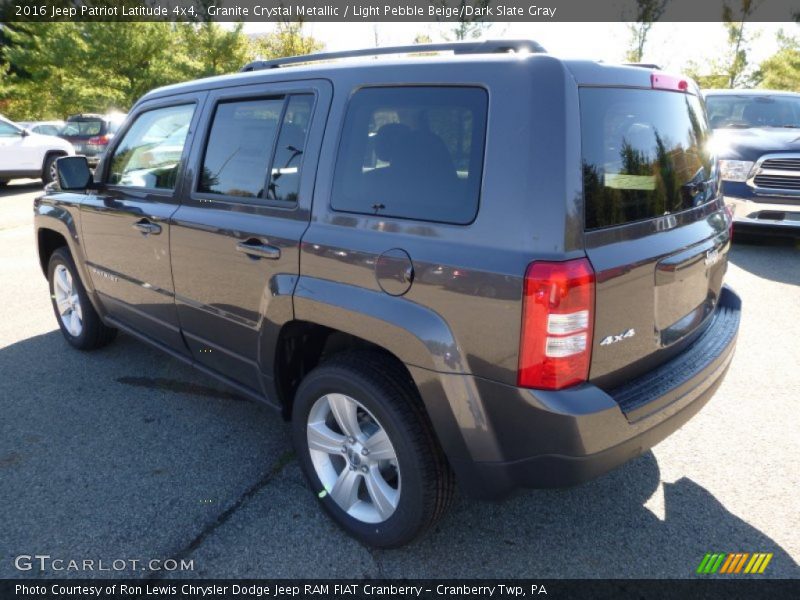 Granite Crystal Metallic / Light Pebble Beige/Dark Slate Gray 2016 Jeep Patriot Latitude 4x4