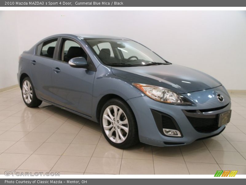 Gunmetal Blue Mica / Black 2010 Mazda MAZDA3 s Sport 4 Door