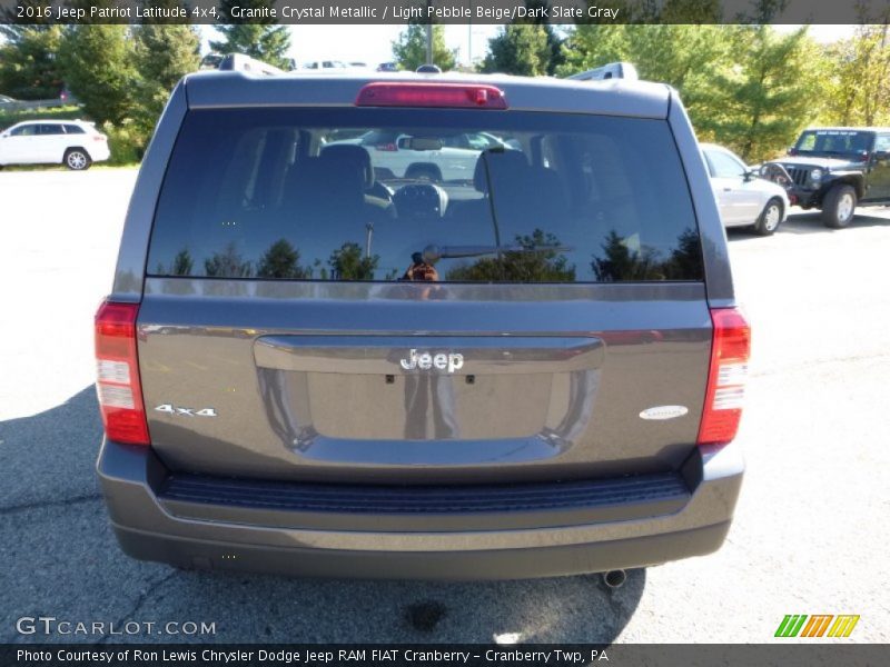 Granite Crystal Metallic / Light Pebble Beige/Dark Slate Gray 2016 Jeep Patriot Latitude 4x4