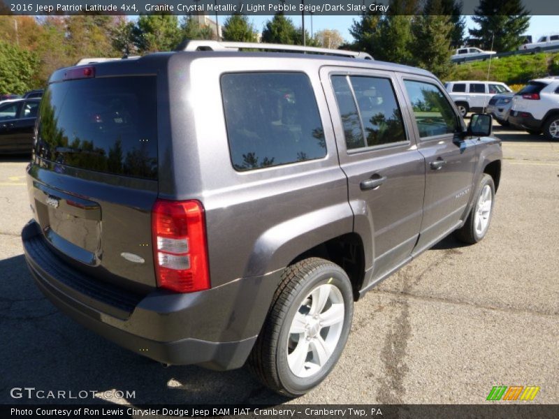 Granite Crystal Metallic / Light Pebble Beige/Dark Slate Gray 2016 Jeep Patriot Latitude 4x4