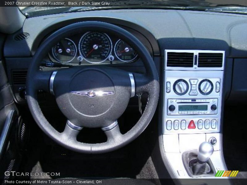 Black / Dark Slate Gray 2007 Chrysler Crossfire Roadster
