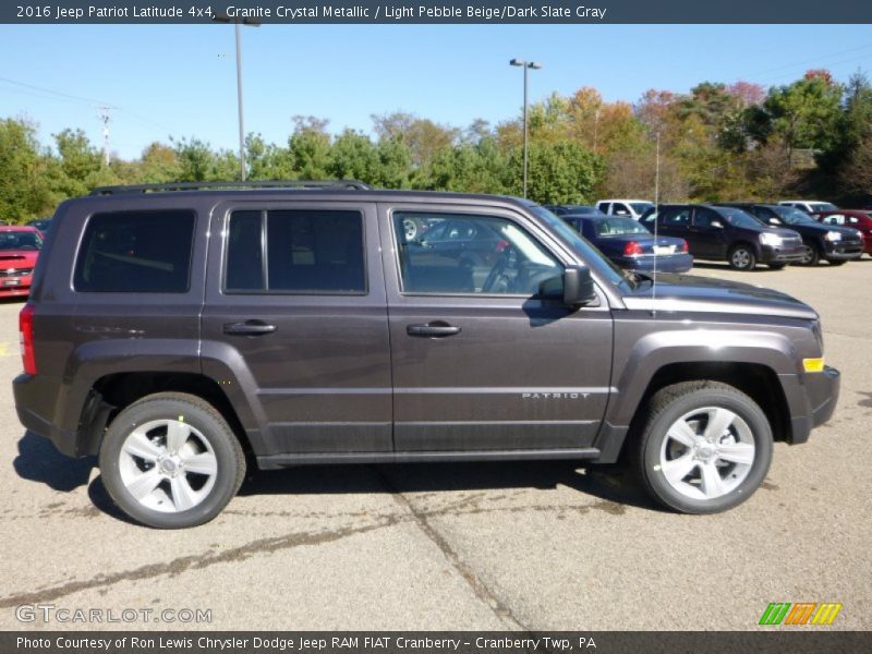 Granite Crystal Metallic / Light Pebble Beige/Dark Slate Gray 2016 Jeep Patriot Latitude 4x4