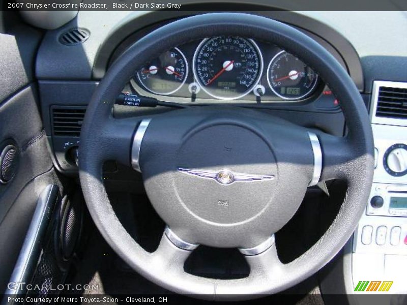 Black / Dark Slate Gray 2007 Chrysler Crossfire Roadster