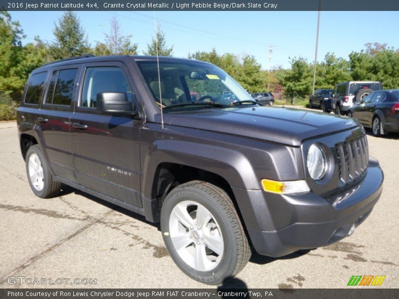 Granite Crystal Metallic / Light Pebble Beige/Dark Slate Gray 2016 Jeep Patriot Latitude 4x4