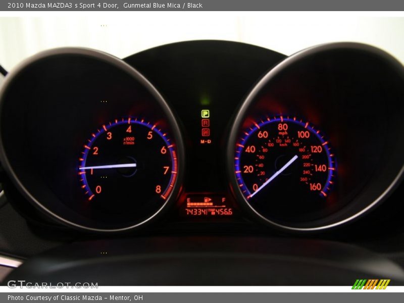  2010 MAZDA3 s Sport 4 Door s Sport 4 Door Gauges