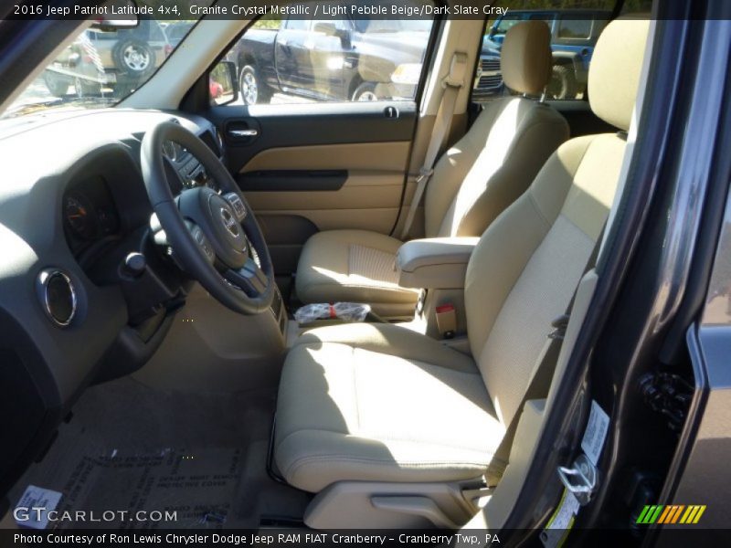 Granite Crystal Metallic / Light Pebble Beige/Dark Slate Gray 2016 Jeep Patriot Latitude 4x4