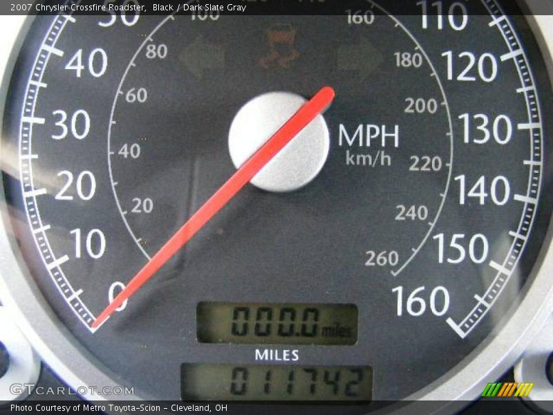 Black / Dark Slate Gray 2007 Chrysler Crossfire Roadster