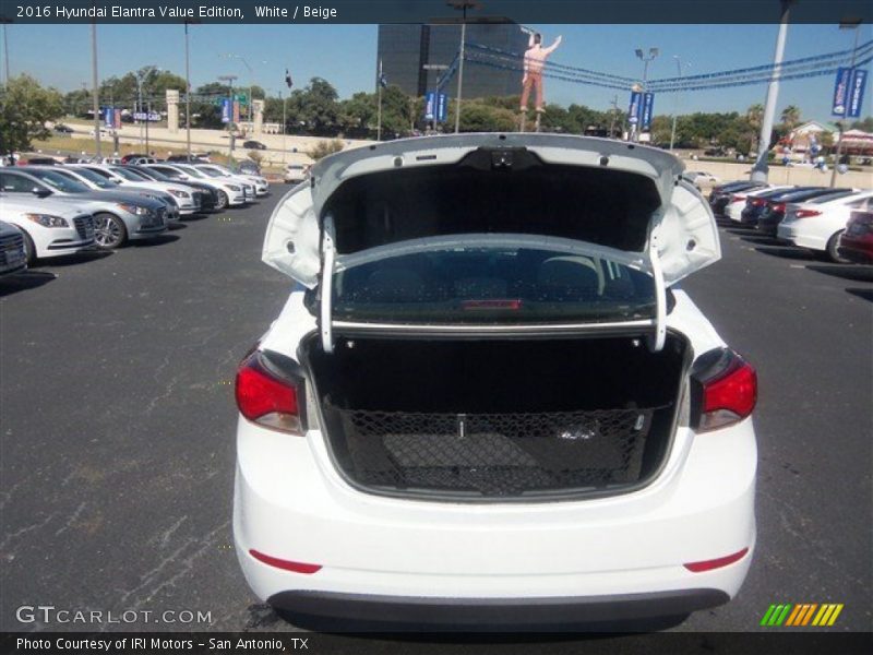 White / Beige 2016 Hyundai Elantra Value Edition
