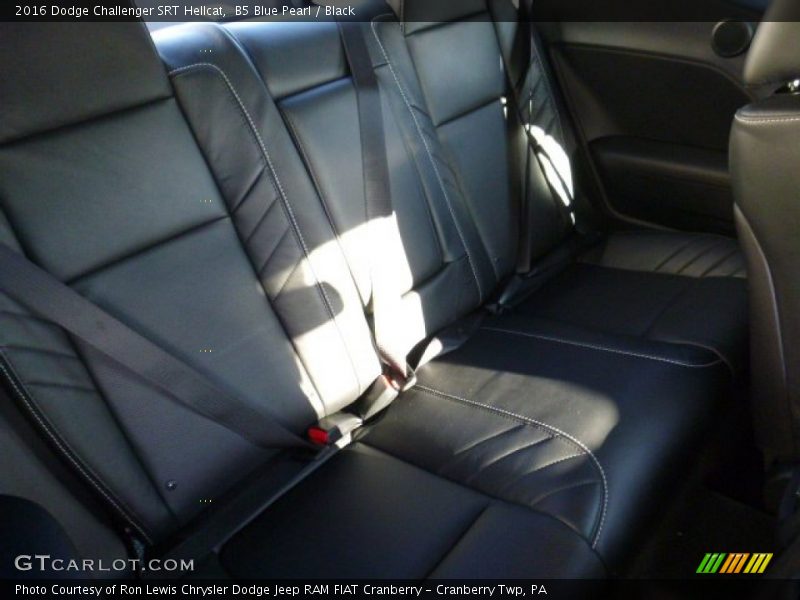Rear Seat of 2016 Challenger SRT Hellcat