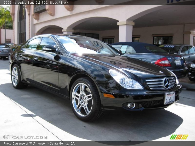 Black / Black 2006 Mercedes-Benz CLS 500