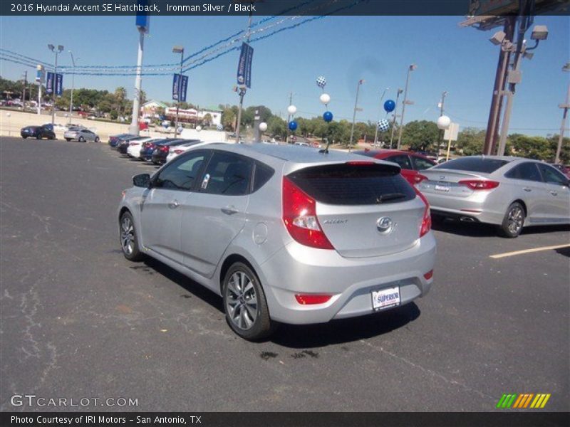 Ironman Silver / Black 2016 Hyundai Accent SE Hatchback