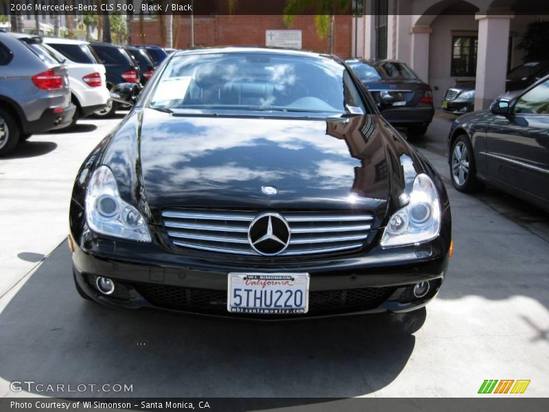 Black / Black 2006 Mercedes-Benz CLS 500