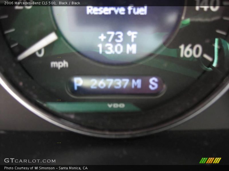 Black / Black 2006 Mercedes-Benz CLS 500