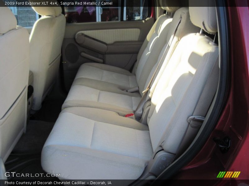 Sangria Red Metallic / Camel 2009 Ford Explorer XLT 4x4