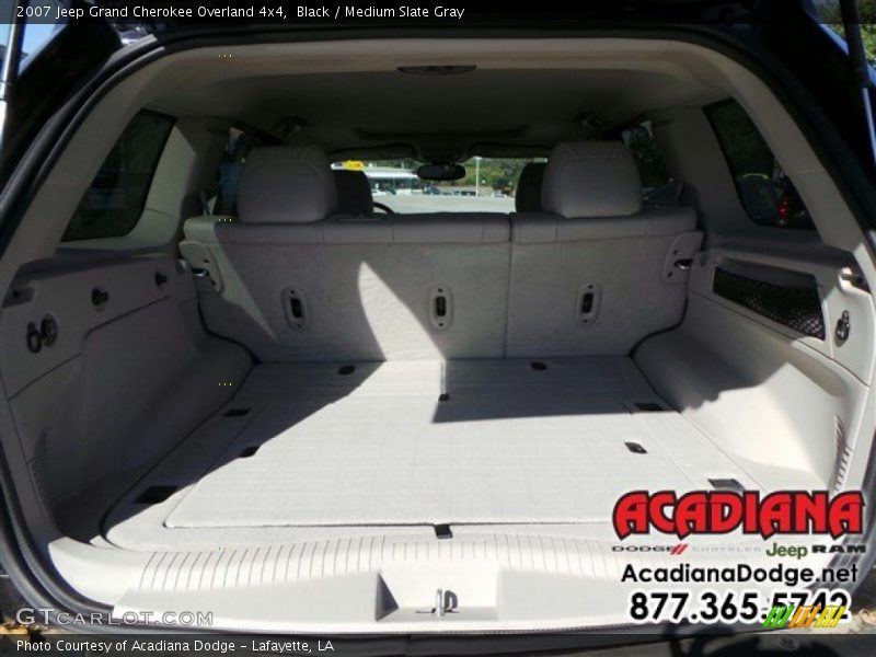 Black / Medium Slate Gray 2007 Jeep Grand Cherokee Overland 4x4