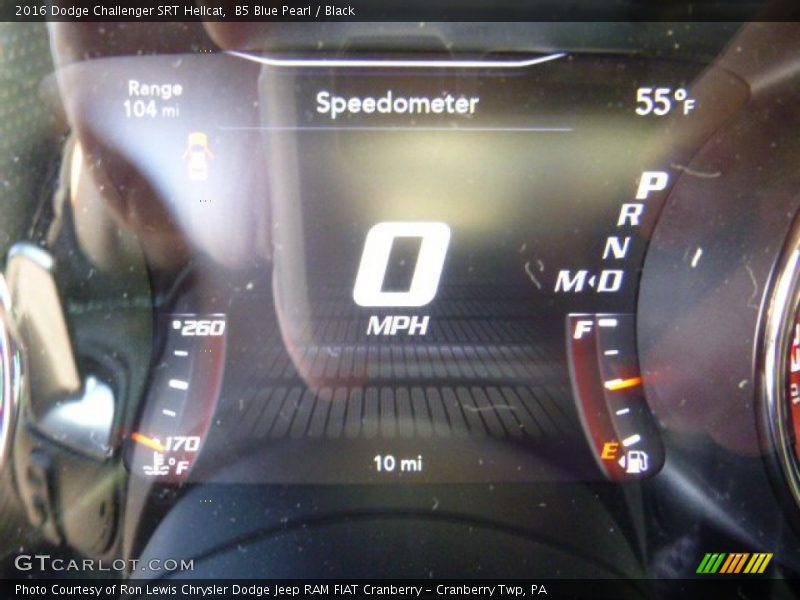  2016 Challenger SRT Hellcat SRT Hellcat Gauges