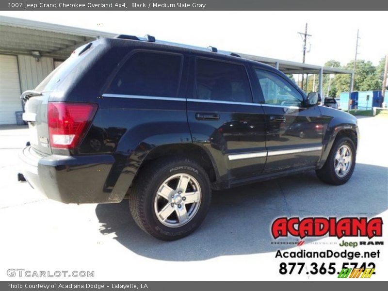 Black / Medium Slate Gray 2007 Jeep Grand Cherokee Overland 4x4