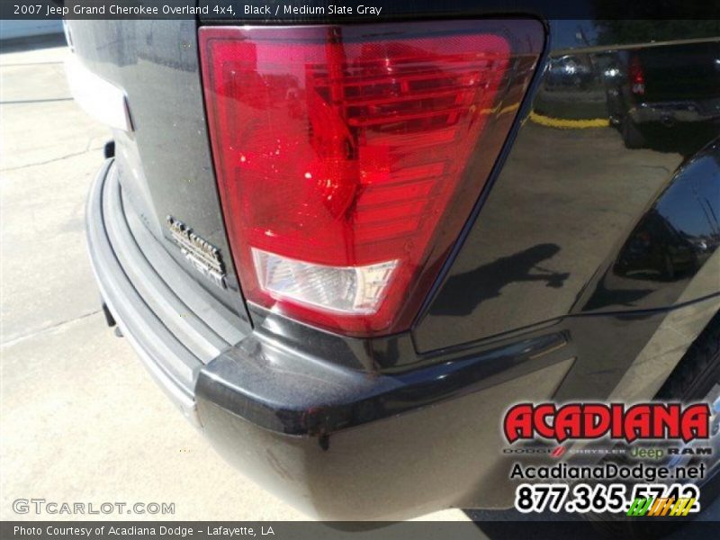 Black / Medium Slate Gray 2007 Jeep Grand Cherokee Overland 4x4