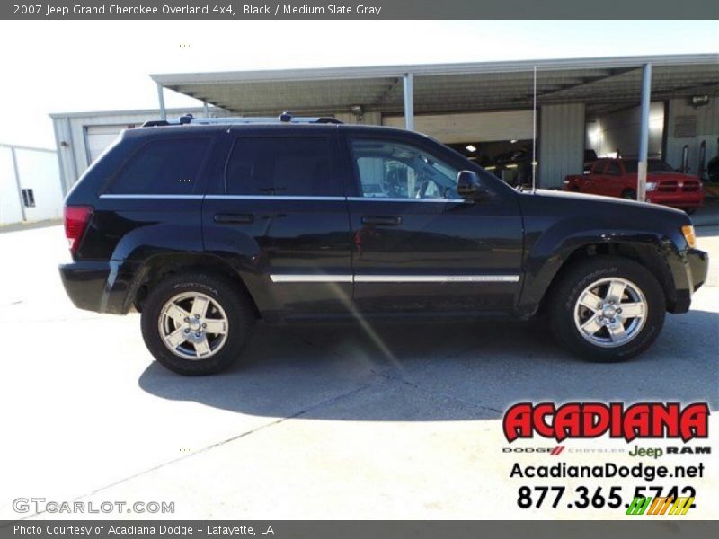 Black / Medium Slate Gray 2007 Jeep Grand Cherokee Overland 4x4