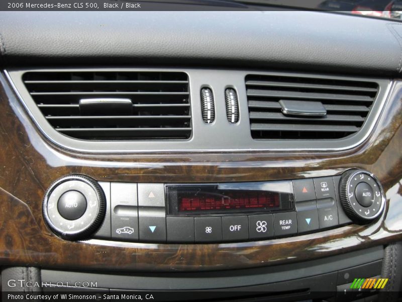 Black / Black 2006 Mercedes-Benz CLS 500