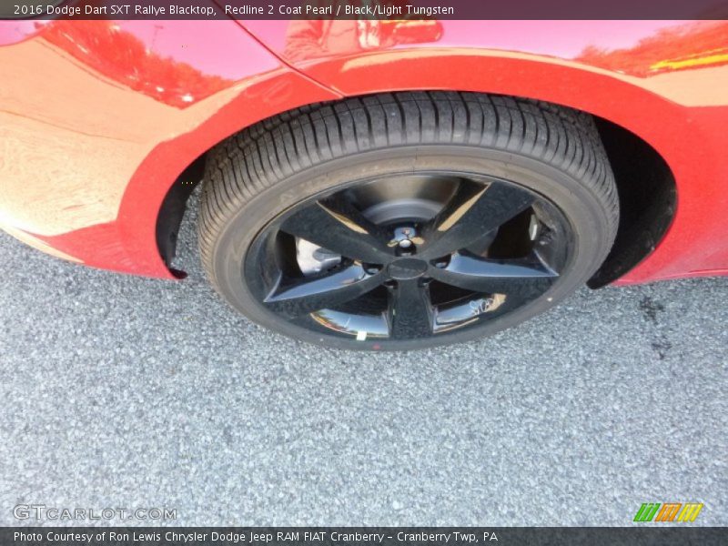 Redline 2 Coat Pearl / Black/Light Tungsten 2016 Dodge Dart SXT Rallye Blacktop