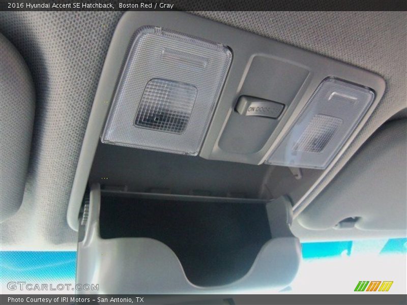 Boston Red / Gray 2016 Hyundai Accent SE Hatchback