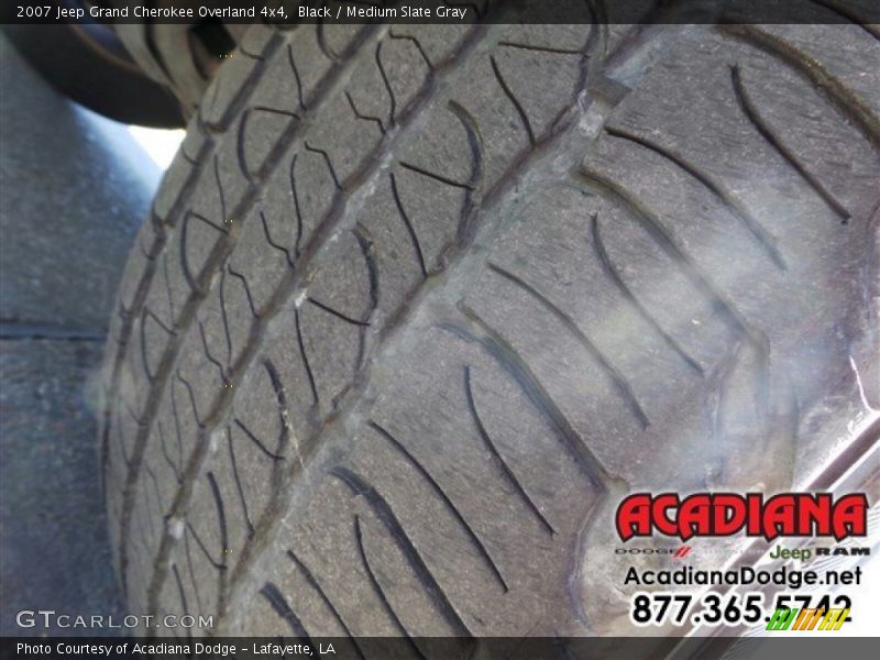 Black / Medium Slate Gray 2007 Jeep Grand Cherokee Overland 4x4