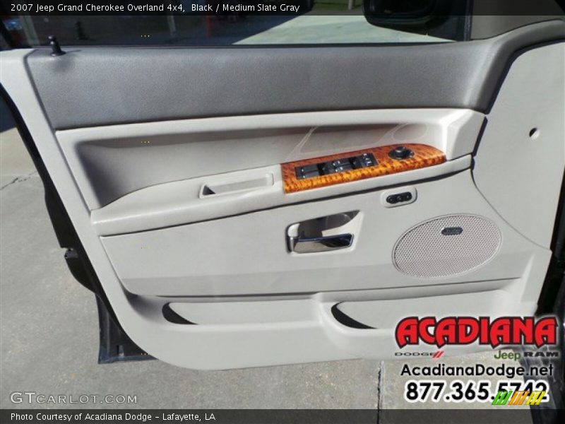 Black / Medium Slate Gray 2007 Jeep Grand Cherokee Overland 4x4