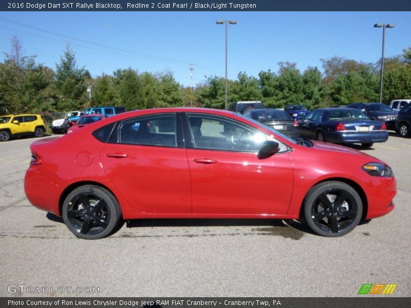Redline 2 Coat Pearl / Black/Light Tungsten 2016 Dodge Dart SXT Rallye Blacktop